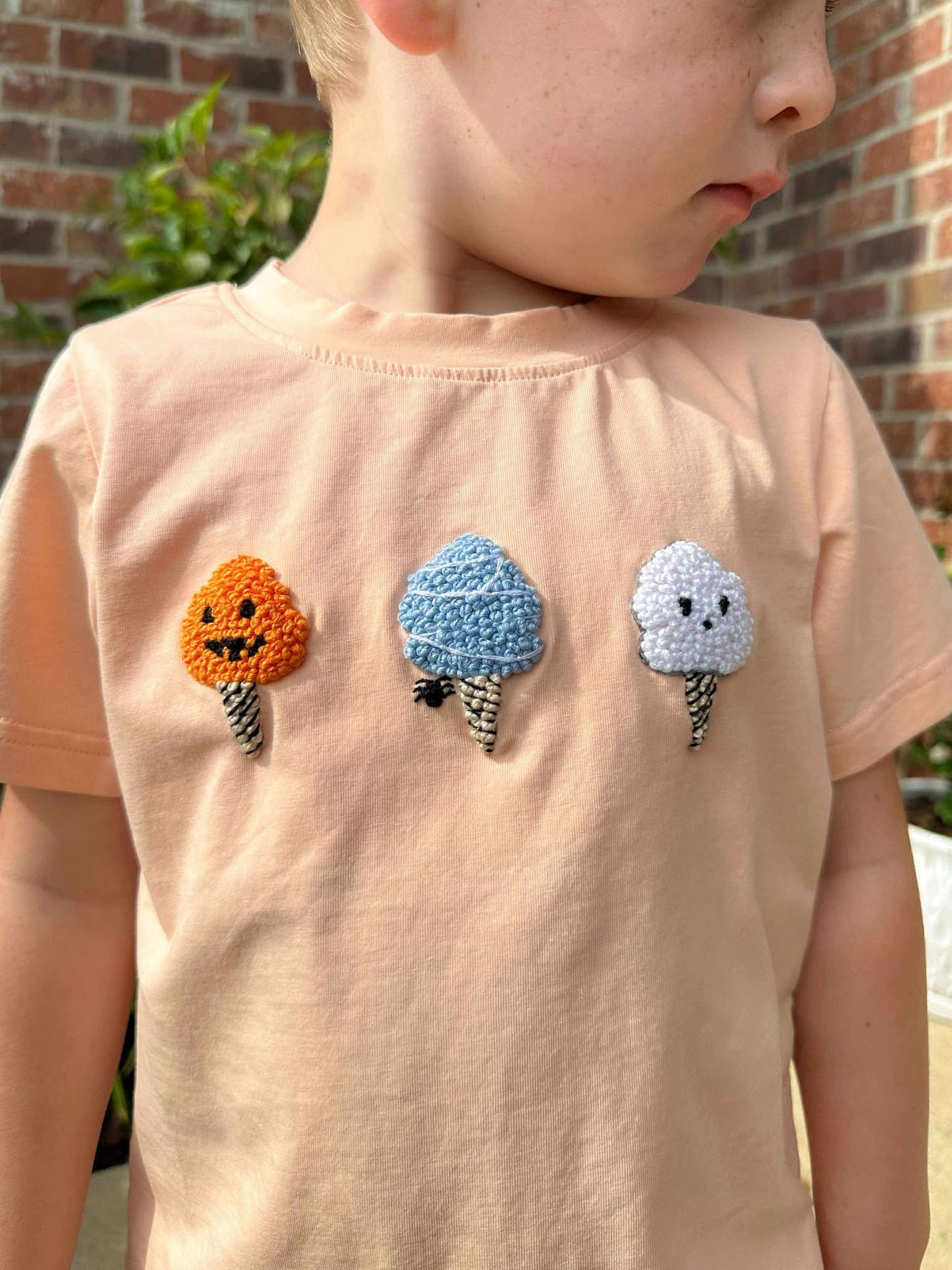 RTS - Spooky Cotton Candy - Saylor’s French Knot Shortie Set