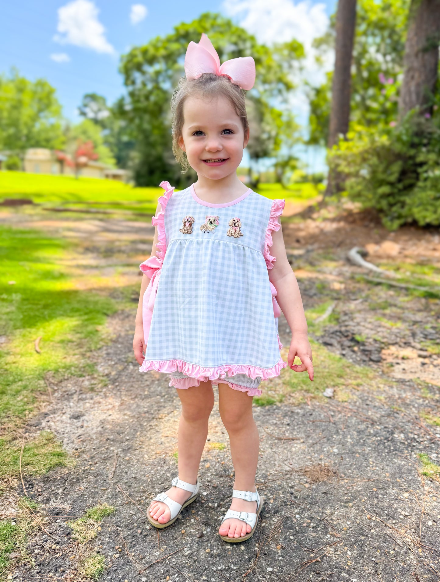 Summer Puppies - Eleanor’s Apron Diaper Set