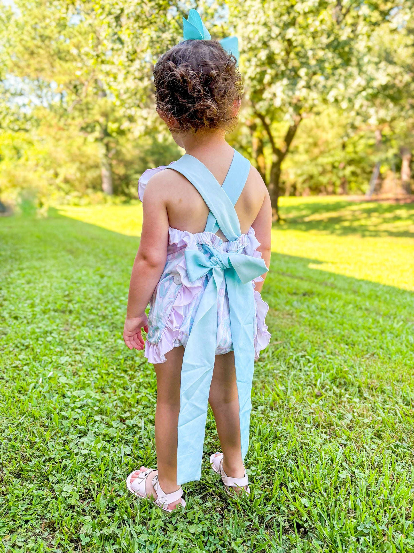 Bows and Beachballs-Libby Claire’s Sunsuit