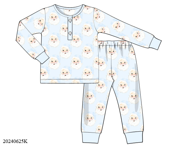 Axl’s Sweet Dreams Pj Set- Dear Santa Boy- Custom