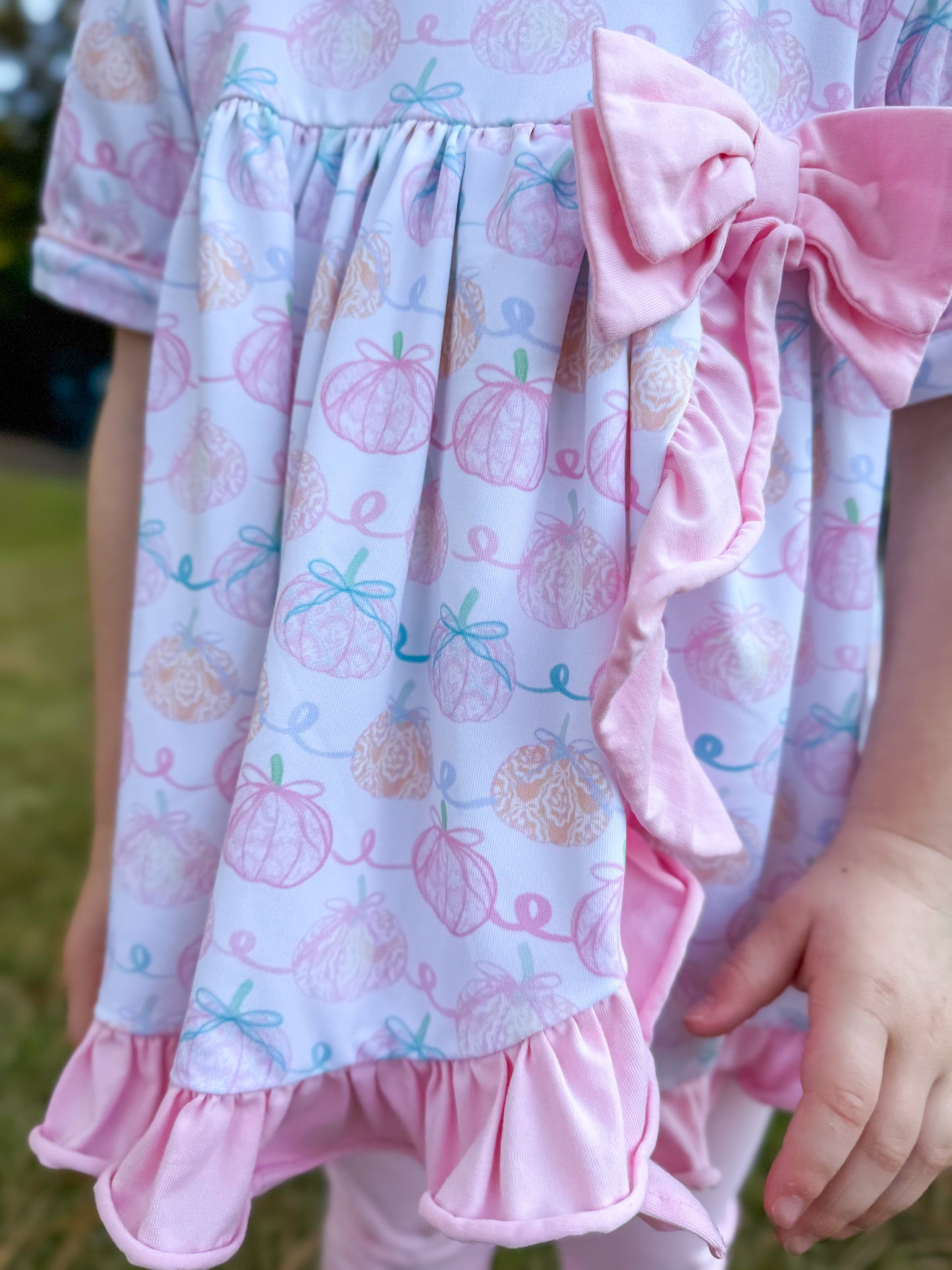 RTS - Proper Pumpkin Patch - Shirley’s Ruffles Leggings Set