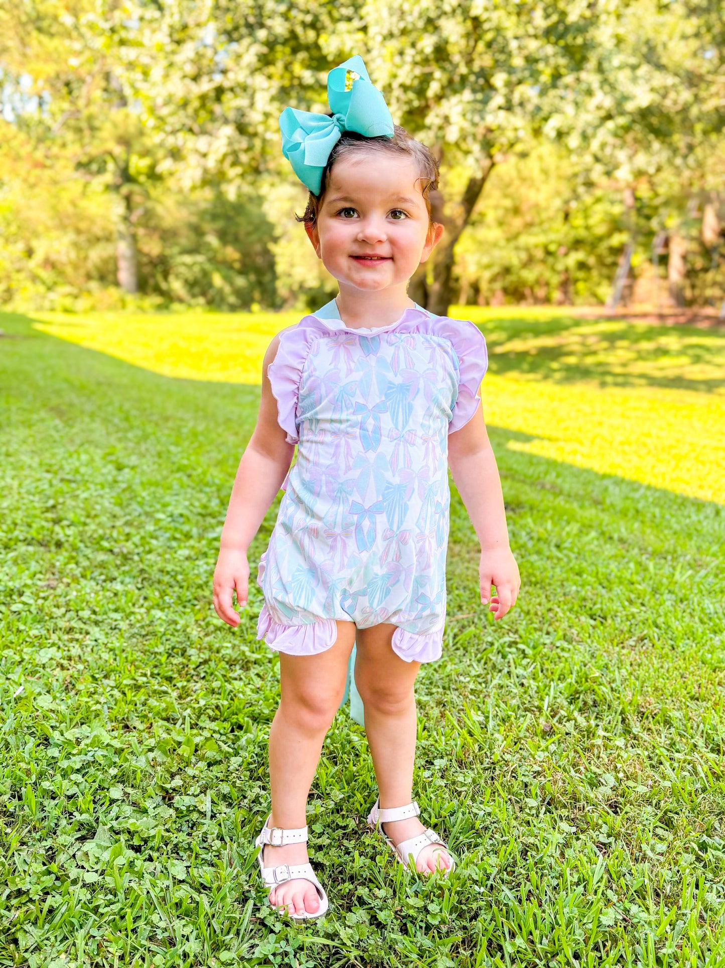 Bows and Beachballs-Libby Claire’s Sunsuit