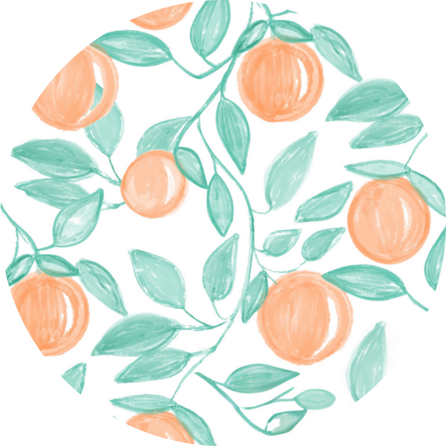 Summer Oranges - Andrew’s Swim Trunks - Boy