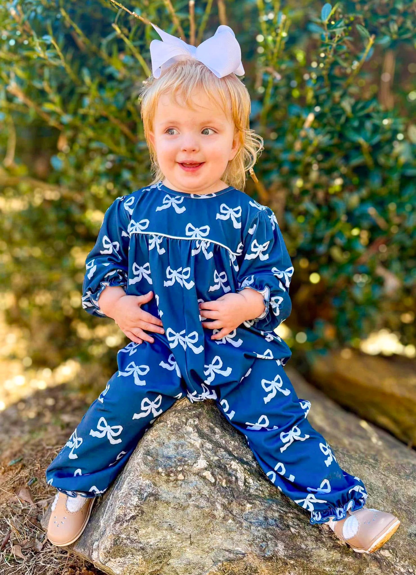 Bows and Puppies- Katherine Romper