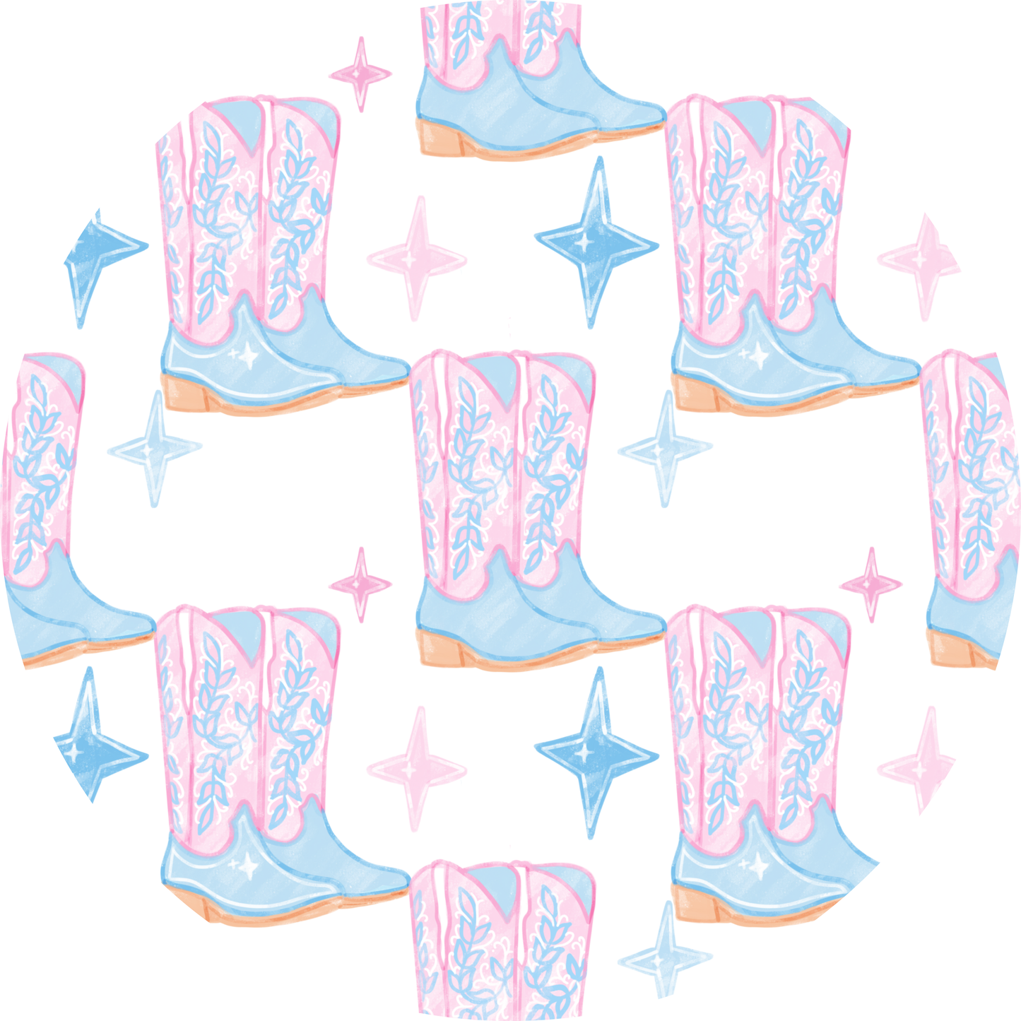 Boot Scootin’ Cutie - Myra Lou’s French Knot Diaper Bubble