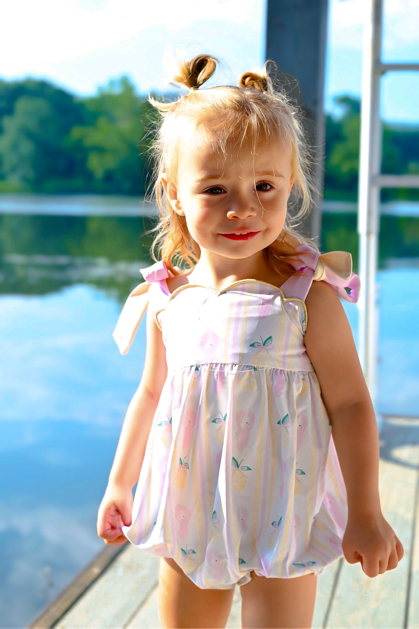 Oh, To Be Loved Bayou - Ophelia’s Smocked Back Bubble