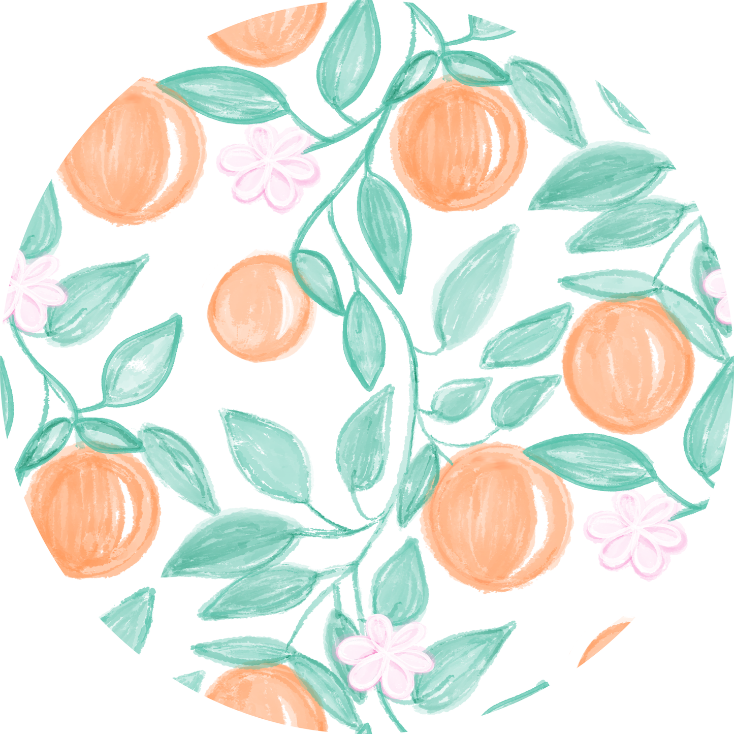 Summer Oranges - Erwin’s Double Ruffle Bow Back Bubble - Girl