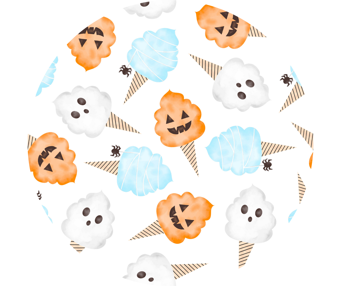 RTS - Spooky Cotton Candy - Saylor’s French Knot Shortie Set