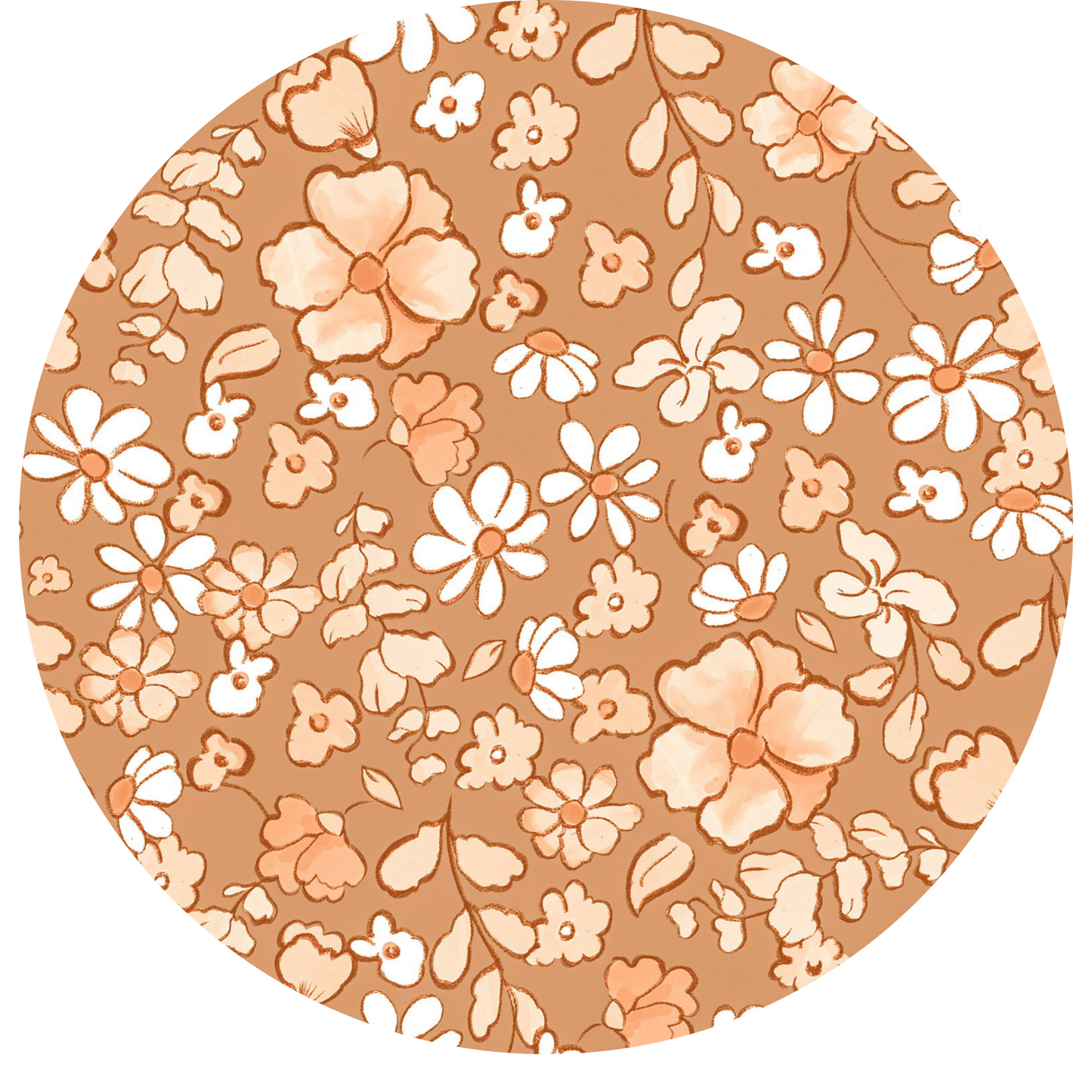 RTS - Fall Floral - Mom Bishop Sleeve Top