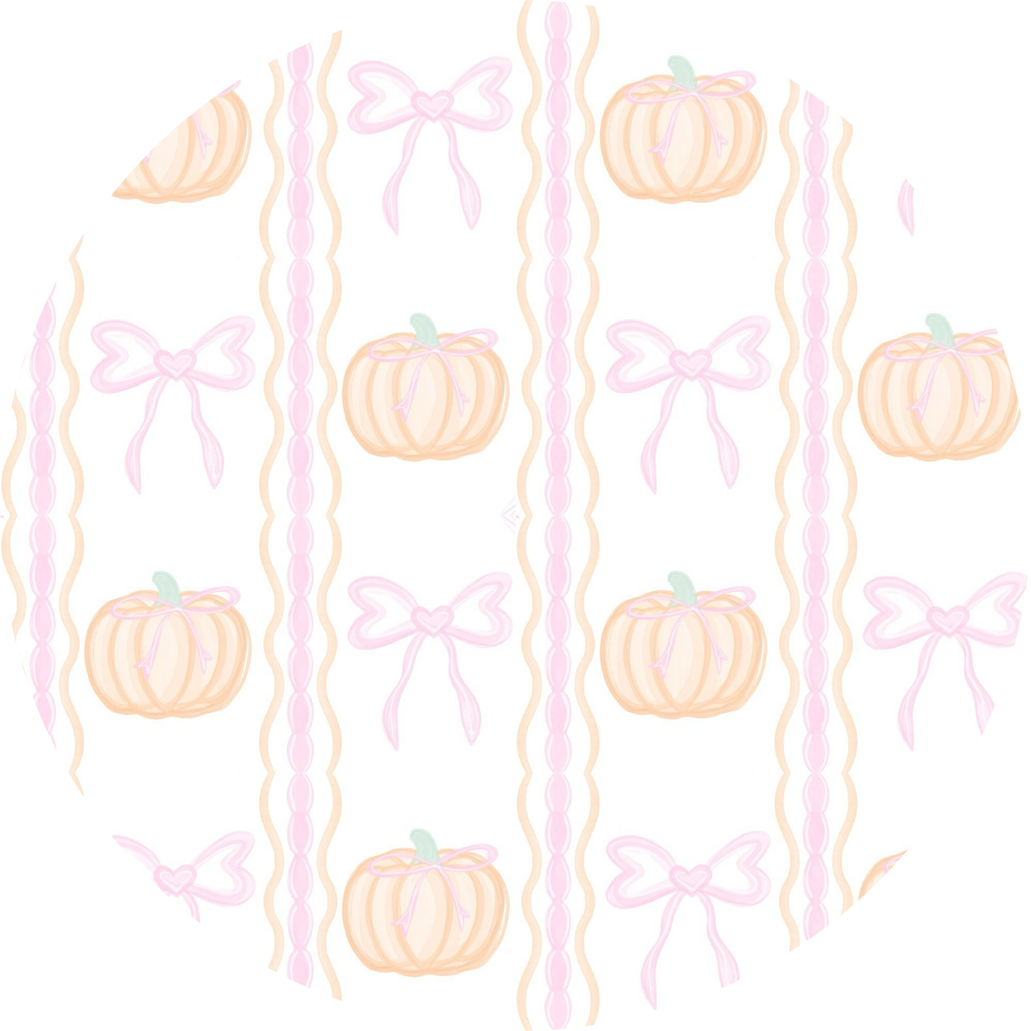 RTS - Grand Millennial Pumpkins and Bows - Wendy’s Bow Back Romper Set