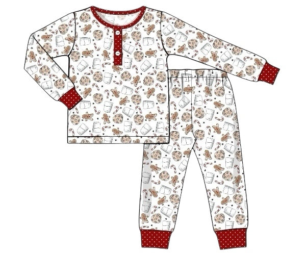 RTS - Axl’s Sweet Dreams PJ Set - Cookies and Milk