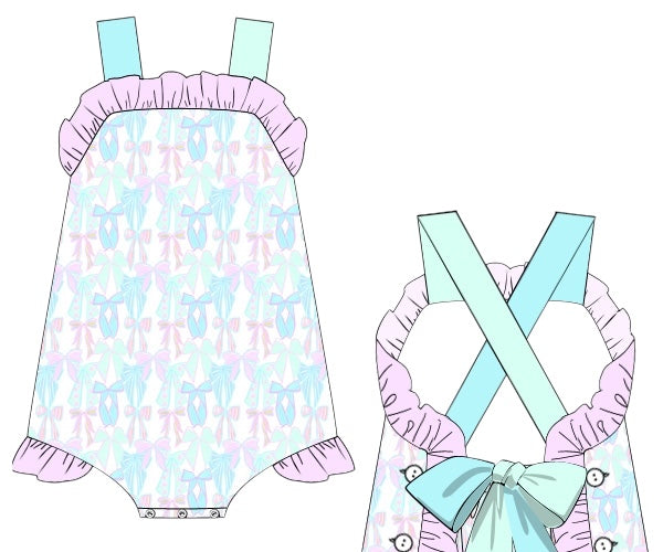 Bows and Beachballs-Libby Claire’s Sunsuit