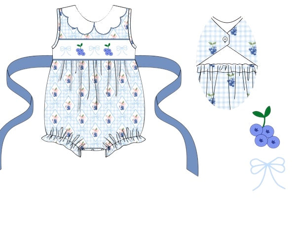 Blueberry Sweet - Sarah’s Smocked Bubble