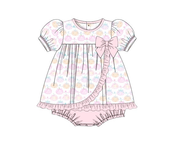 RTS - Proper Pumpkin Patch - Shirley’s Ruffles Skirted Bubble