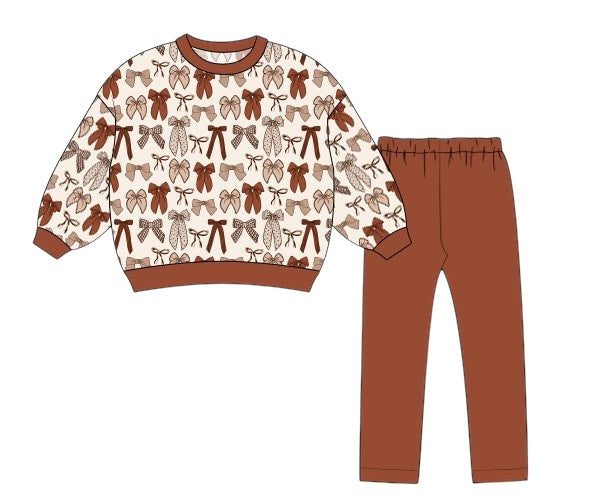 RTS - Fall Coquette Bows - Janie’s Oversized Sweater and Legging Set