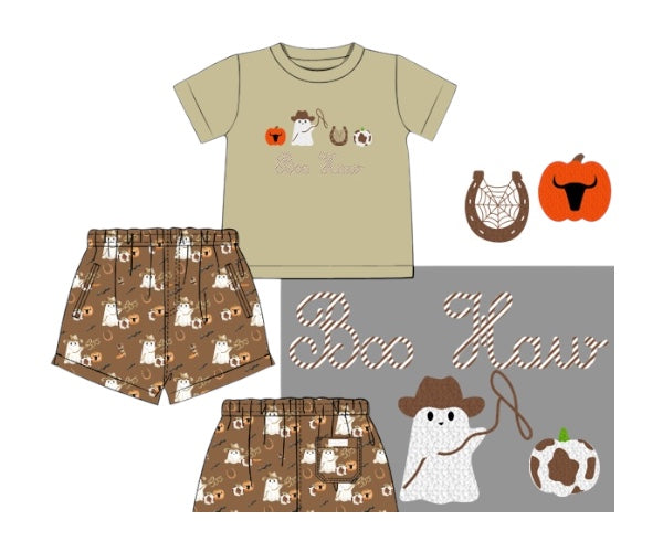 RTS - Boo Haw - Saylor’s French Knot Ghost Shortie Set