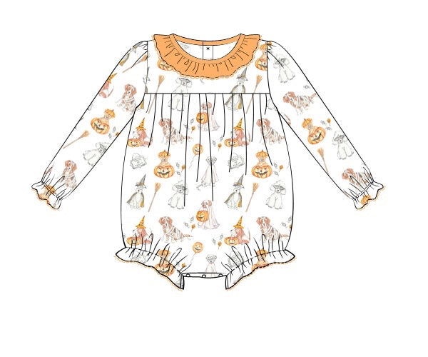 Treat or Trick Pups - Benton Rufffle Collar Bubble