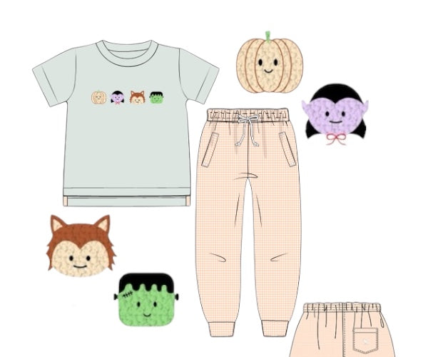 Halloween Friends - Saylor’s Banded Joggers Set