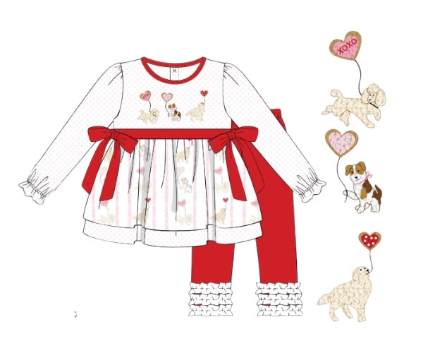 XOXO Pups - Myra Lou Leggings Set
