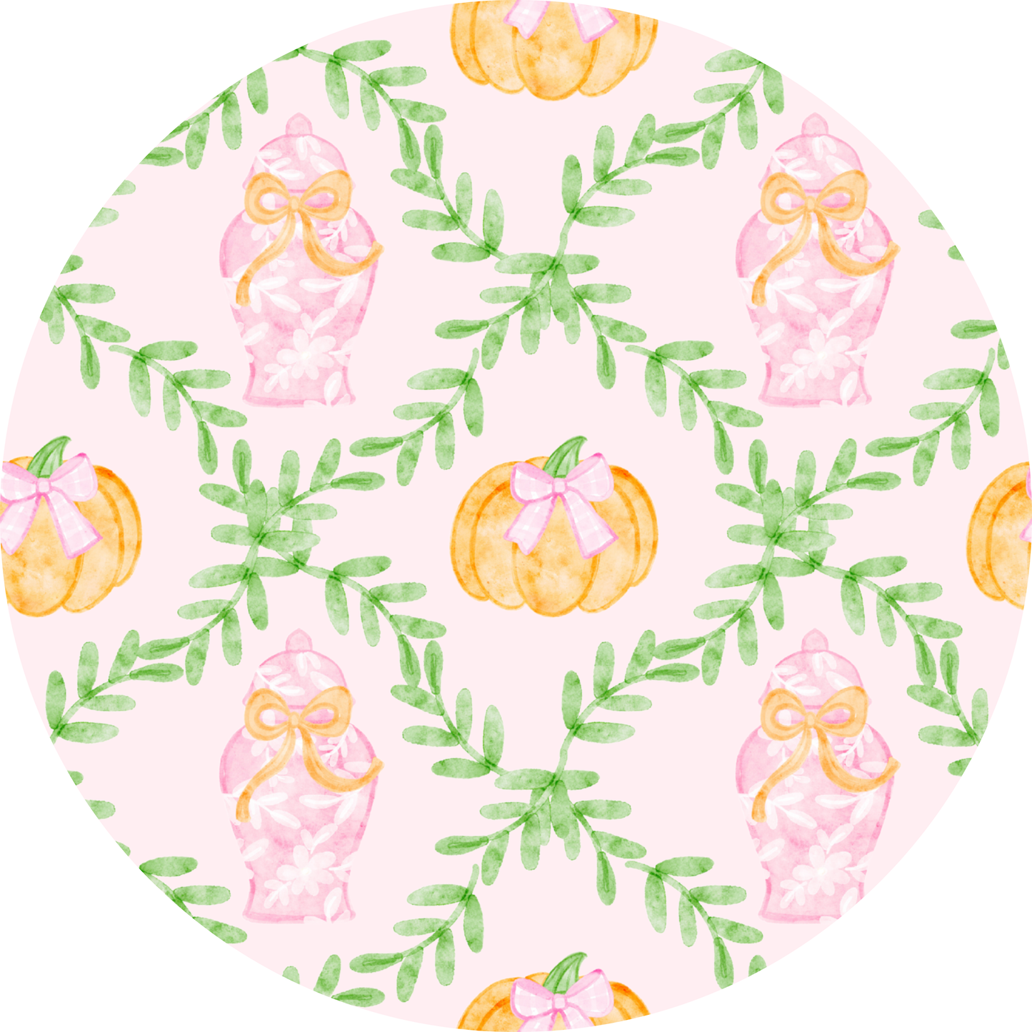 RTS - Pumpkins and Ginger Jars - Skirted Bubble