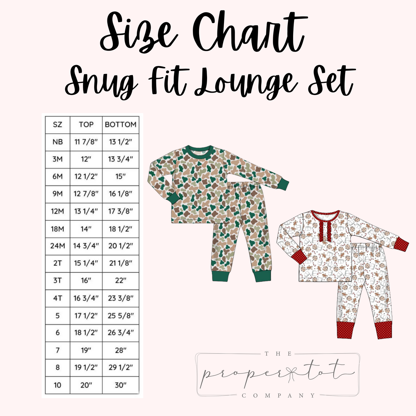 Baubles and Bows Lounge - Corbyn’s Initials 2-piece Lounge Set