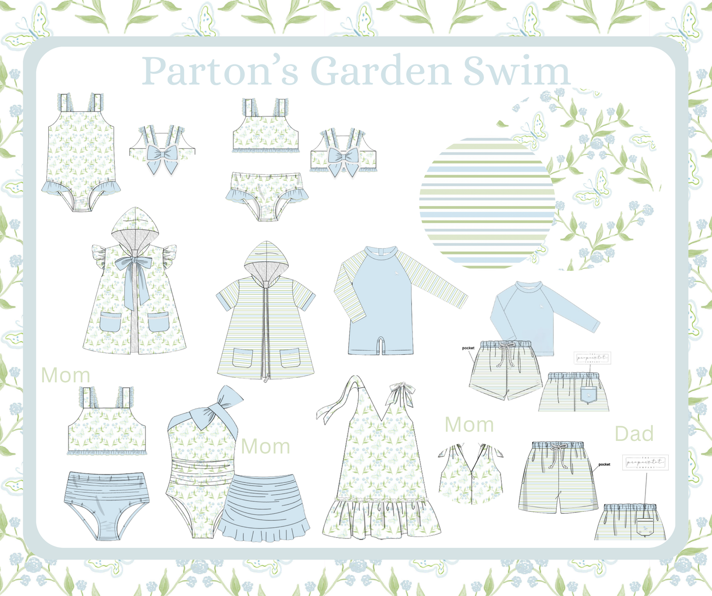 Parton’s Garden - MOM - 2-piece Swim