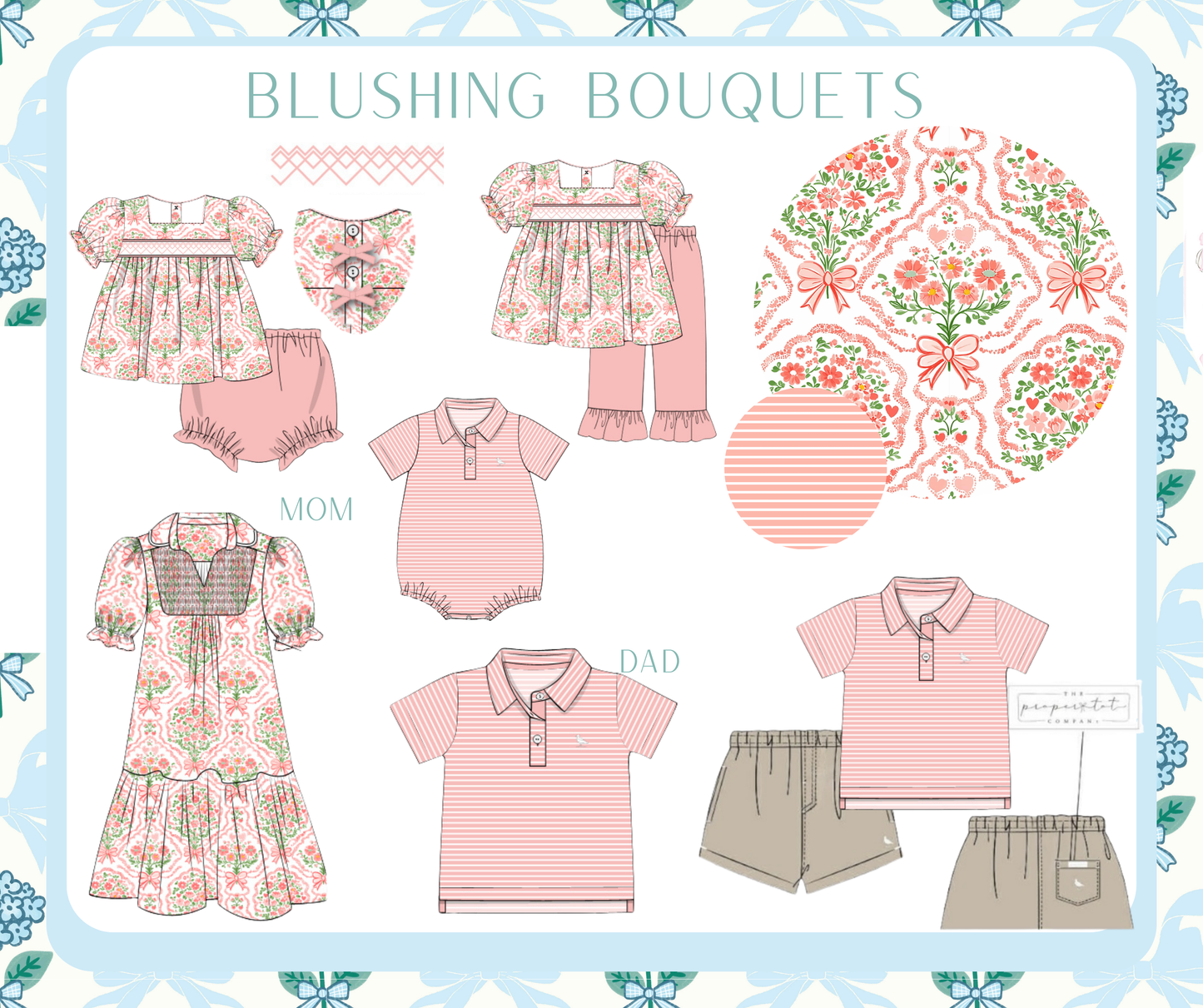 Blushing Bouquet - MOM Dress
