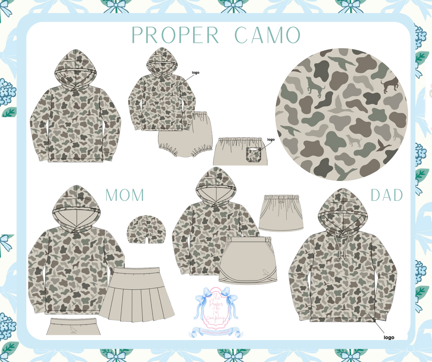 Proper Camo TTS25 - Hoodie and Pleated Skort Set - MOM