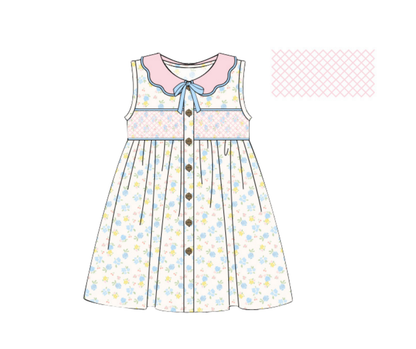 Sunny Blooms and Blues - Claire’s Dress
