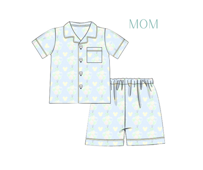 Main Street Dreams - Lollie’s  Loungewear Shorts Set
