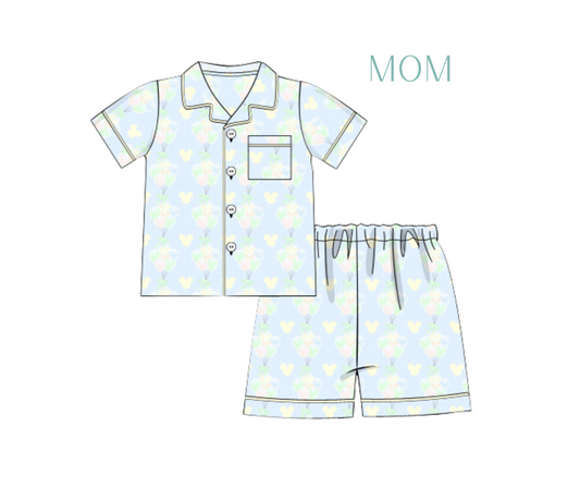 Main Street Dreams - Lollie’s  Loungewear Shorts Set