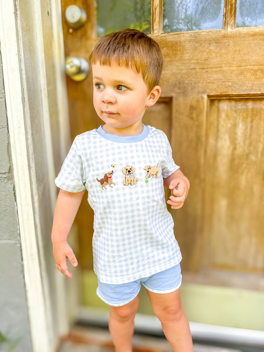 Summer Puppies - Saylor’s French Knot Shorties