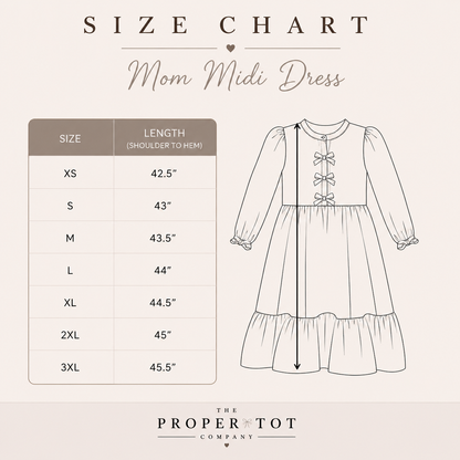 Yuletide Charm: MOM Dress