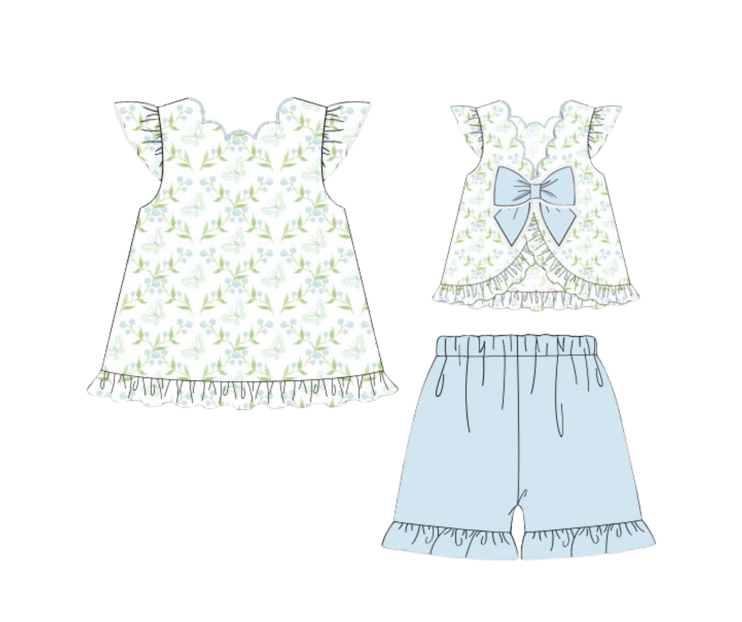 Parton’s Garden - Dolly Short Set