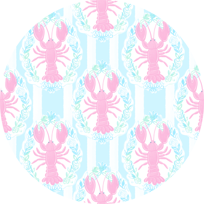 Lobster Trellis - Mom - Bishop Sleeve One Piece Swim