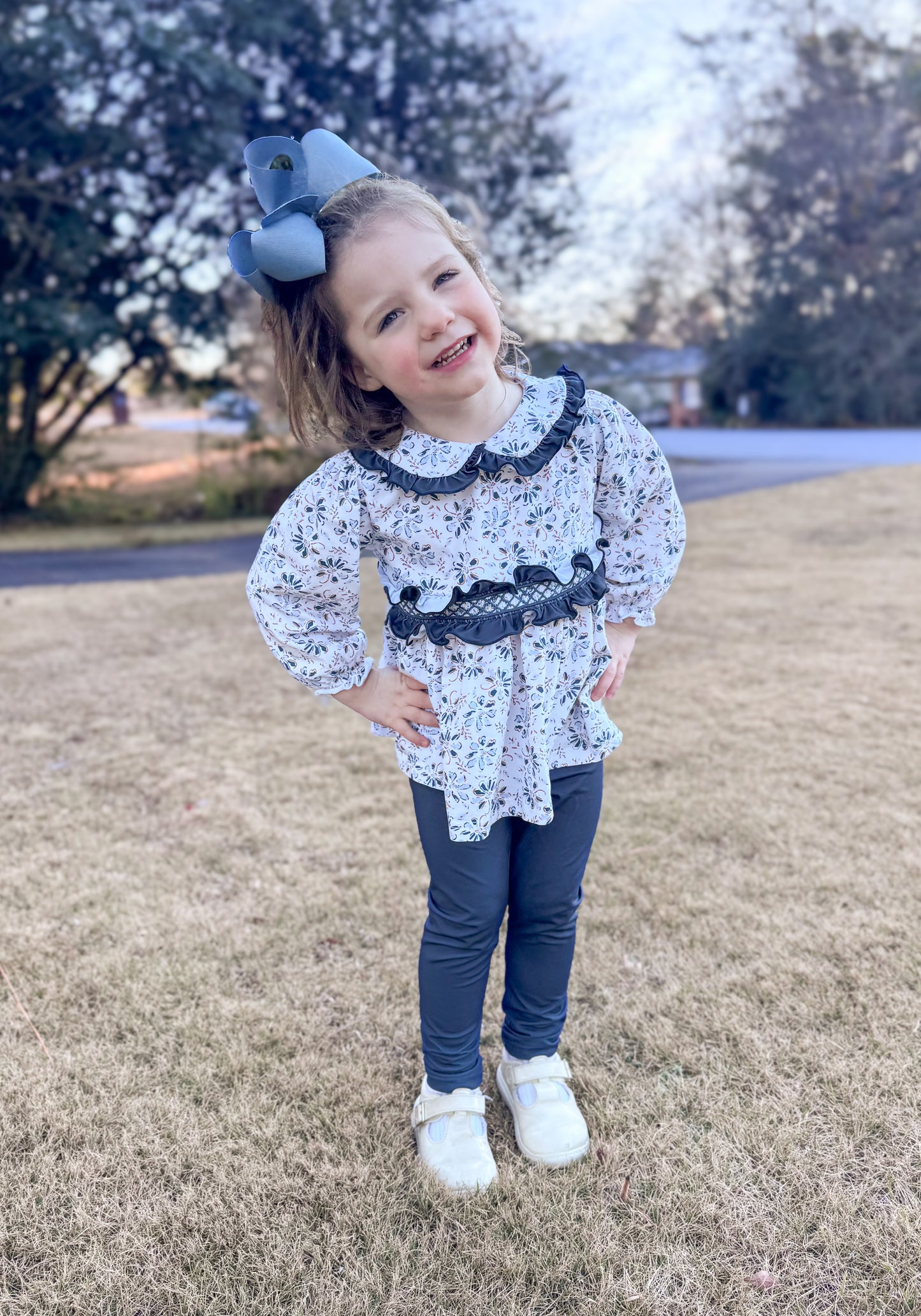 Briar and Blue - Benton Smocked Tunic Leggings Set