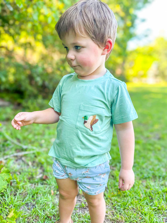 Mallards and Retrievers - Saylor’s French Knot Shortie Set