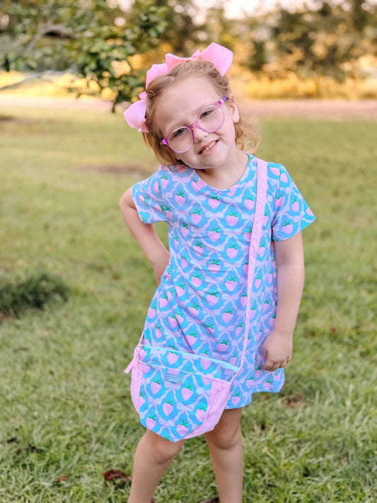 Grand Millennial Strawberry Trellis - Milla James Play Dress