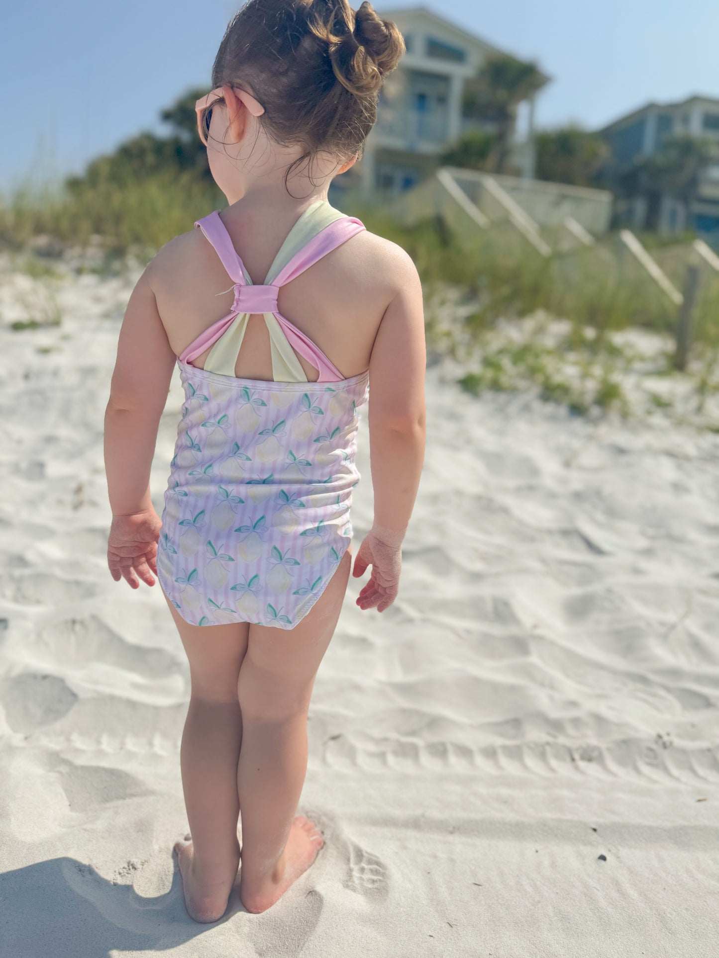 RTS - Lemon Bliss -Blaire’s 1 Piece Girl  Swim