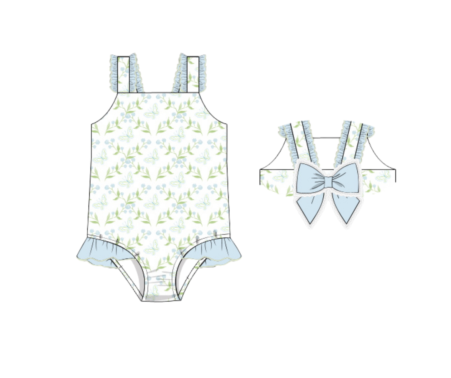 Parton’s Garden - Valerie One-piece Swim
