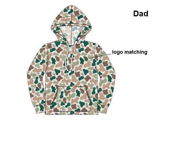 Proper Retro Camo - Proper Performance Hoodie - Dad