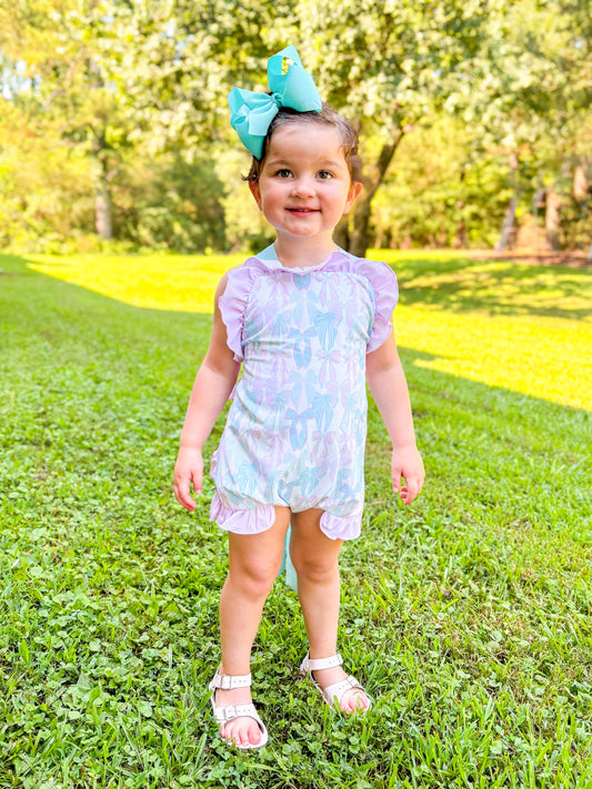 Bows and Beachballs-Libby Claire’s Sunsuit