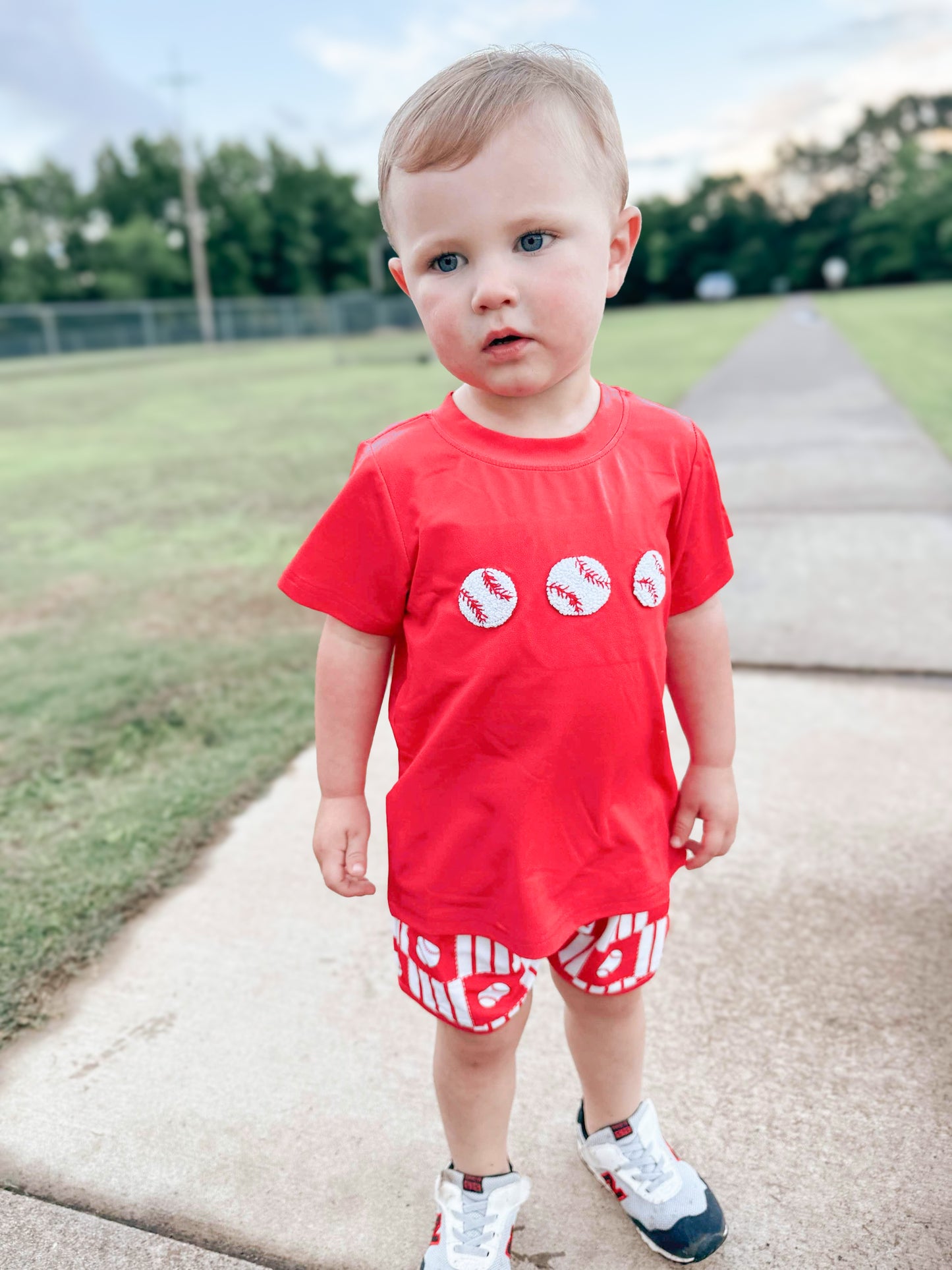 Hudson’s Home Run - Saylor’s French Knot Shortie Set