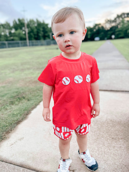 Hudson’s Home Run - Saylor’s French Knot Shortie Set