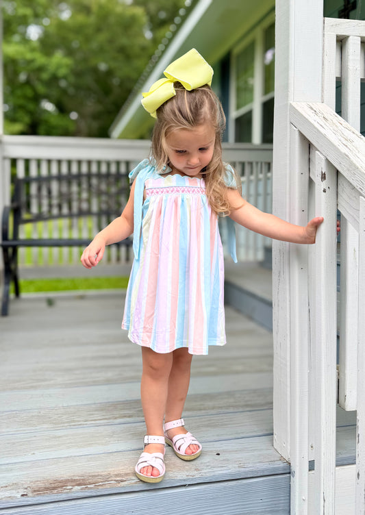 Camp's Cones - Meredith’s Smocked Sun Dress