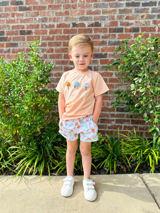 RTS - Spooky Cotton Candy - Saylor’s French Knot Shortie Set