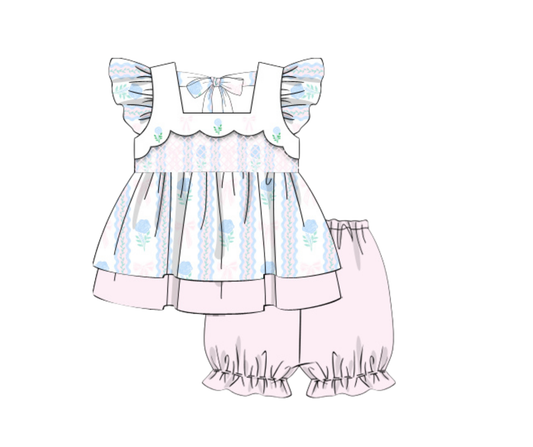 Waverly Row - Myra Lou Bubble Short Set