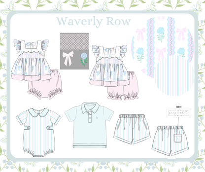 Waverly Row - Myra Lou Bubble Short Set