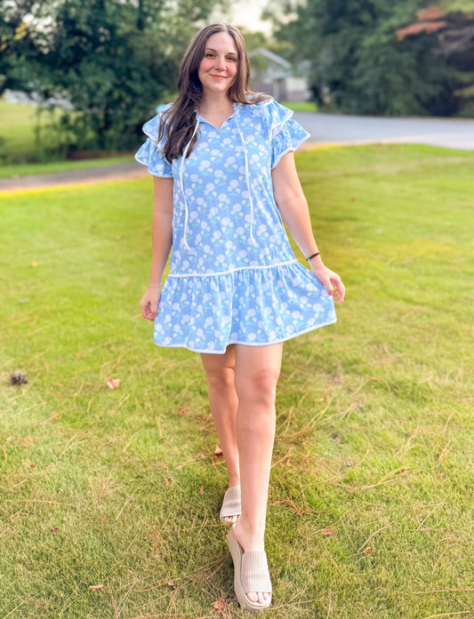 Endless Summer Hydrangeas - Flowing Dress - Mom