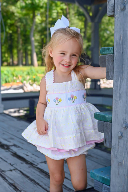 April Blossoms - Myra Lou Diaper Set